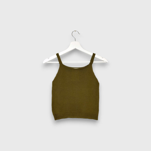 Olive Butternut Crop Top