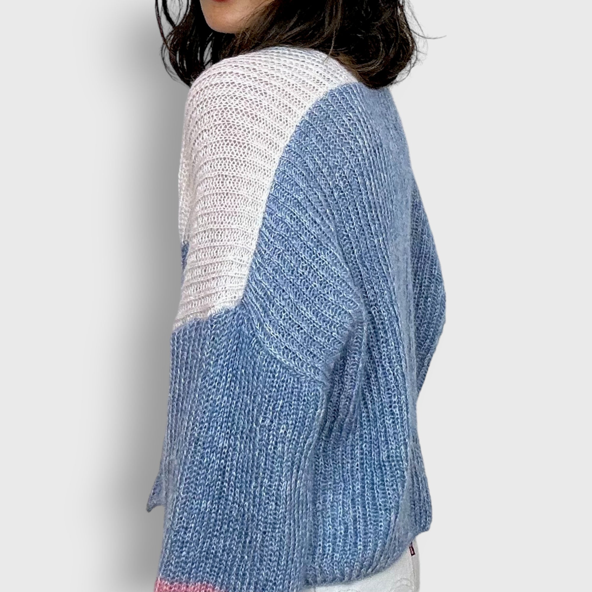 Pastel Ceder Mohair Cardigan