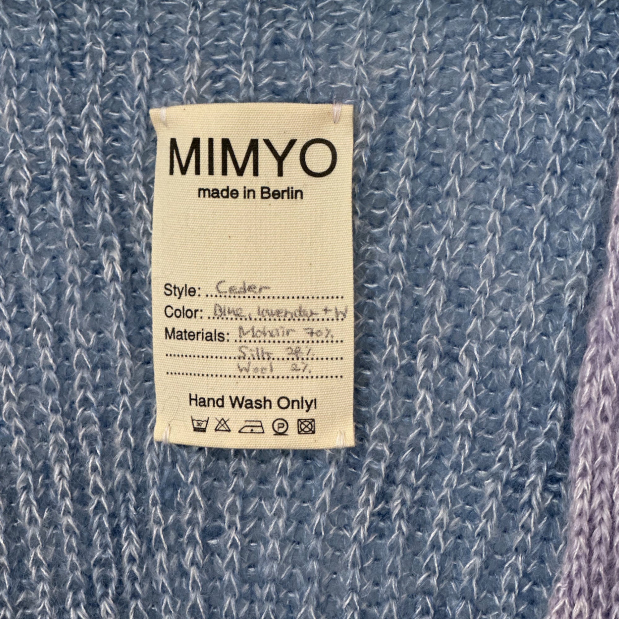 Pastel Ceder Mohair Cardigan