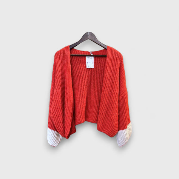 Red Maple Cashmere Cardigan