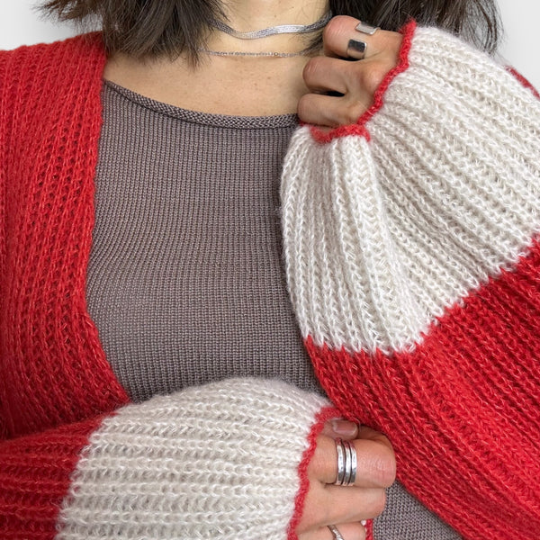 Red Maple Cashmere Cardigan