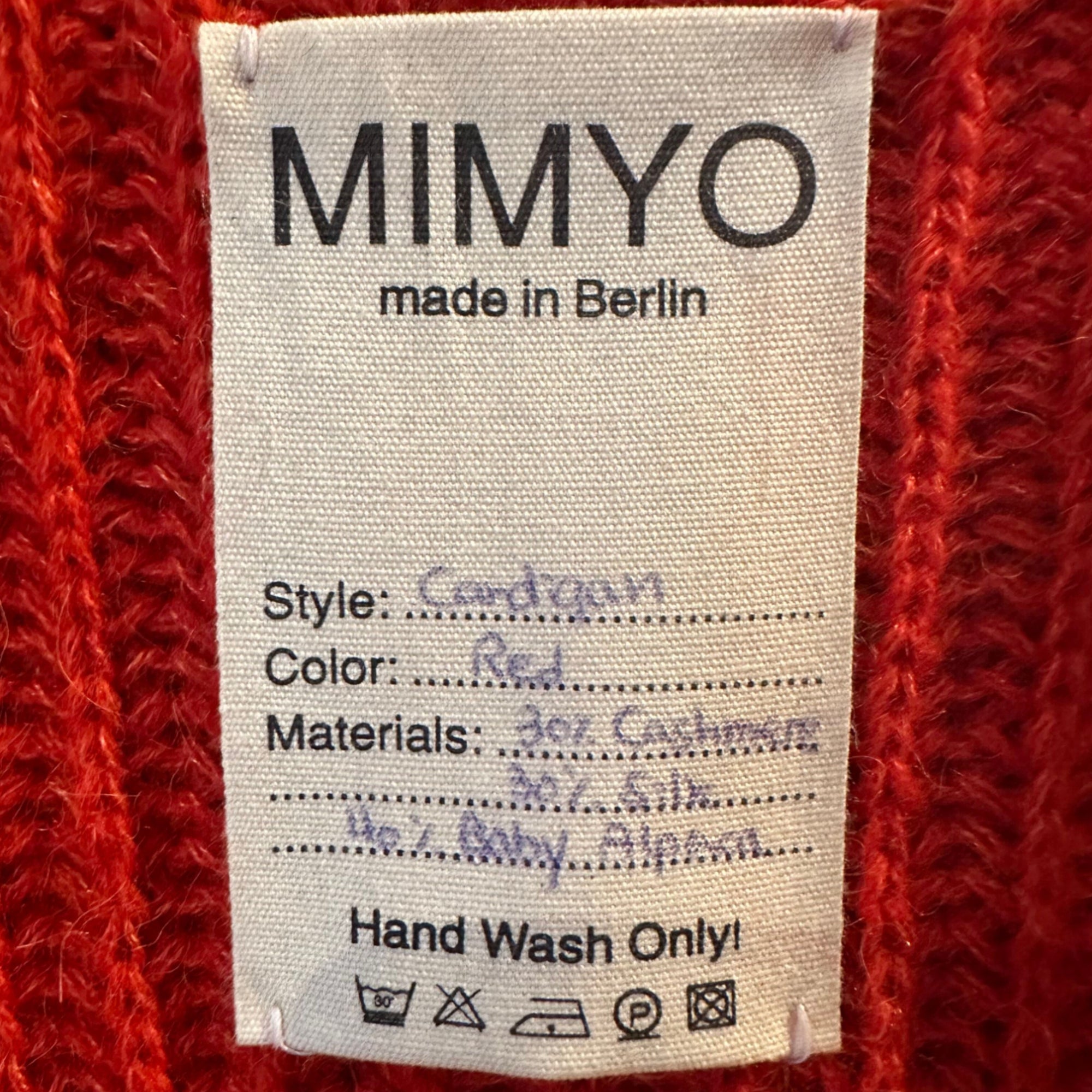 Red Maple Cashmere Cardigan