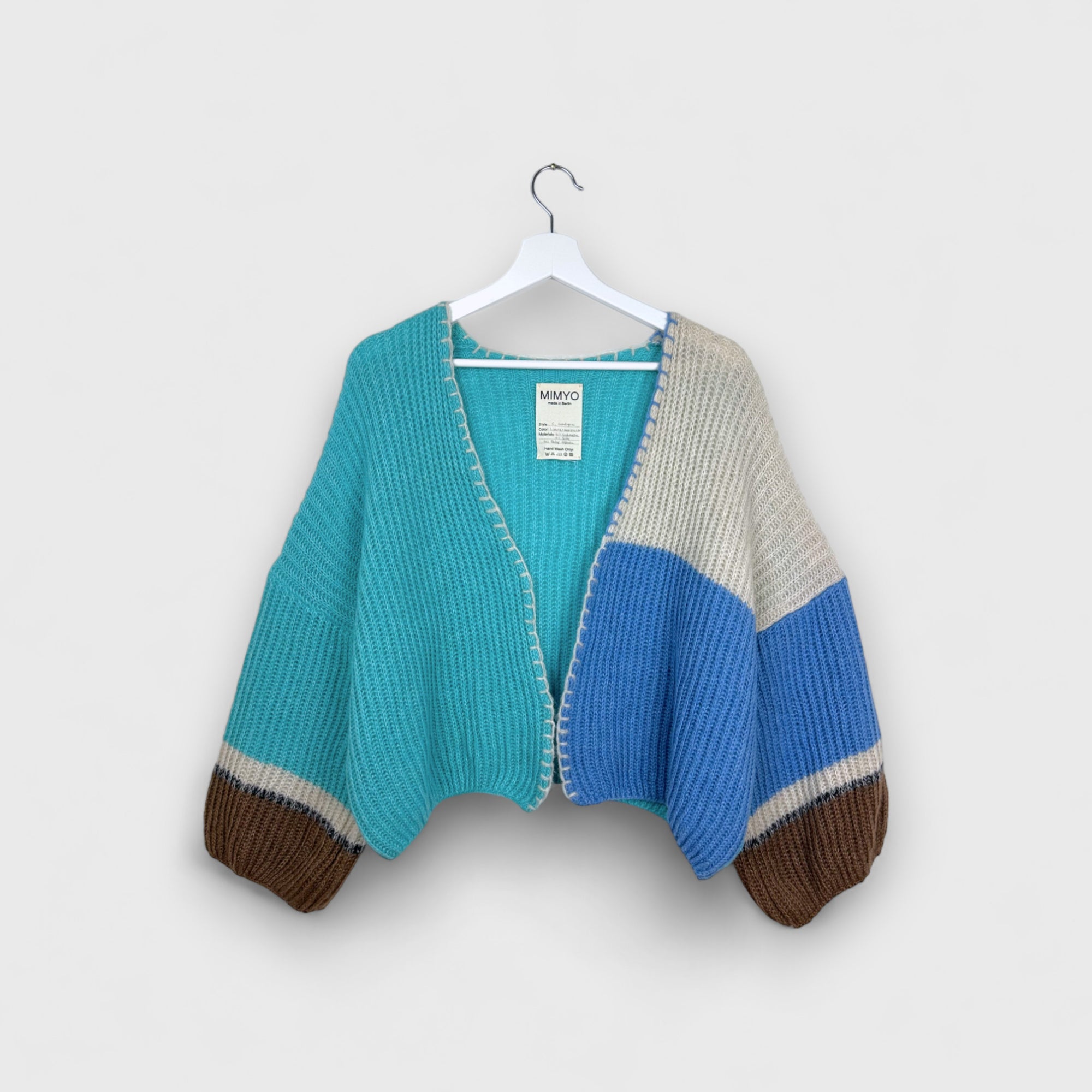 Pastel Chestnut Cashmere Cardigan