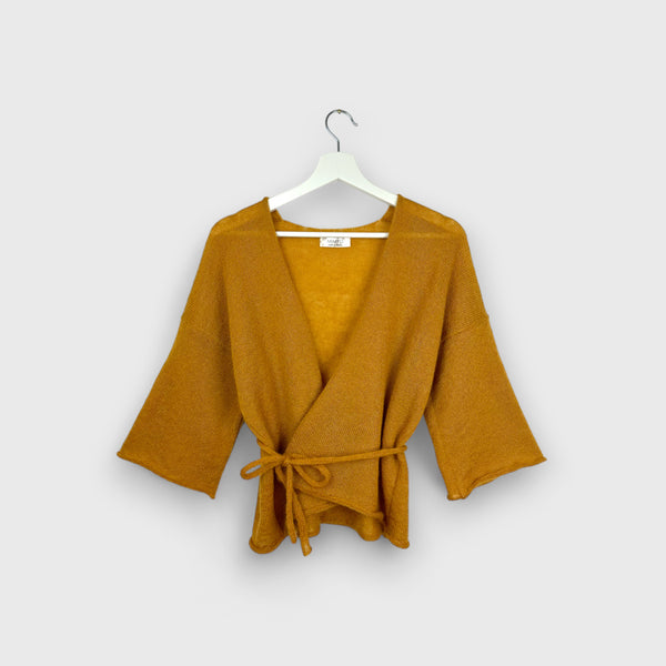 Mustard Apple Robe Cardigan