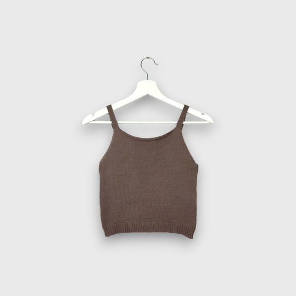 Taupe Butternut Crop Top