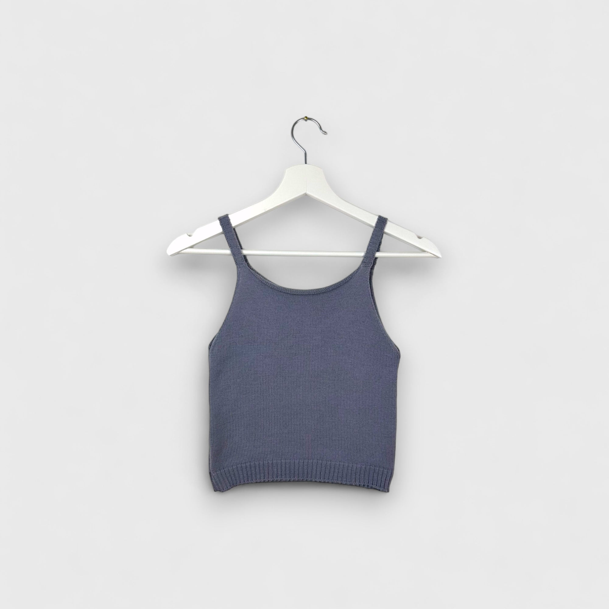 Blue Grey Butternut Crop Top