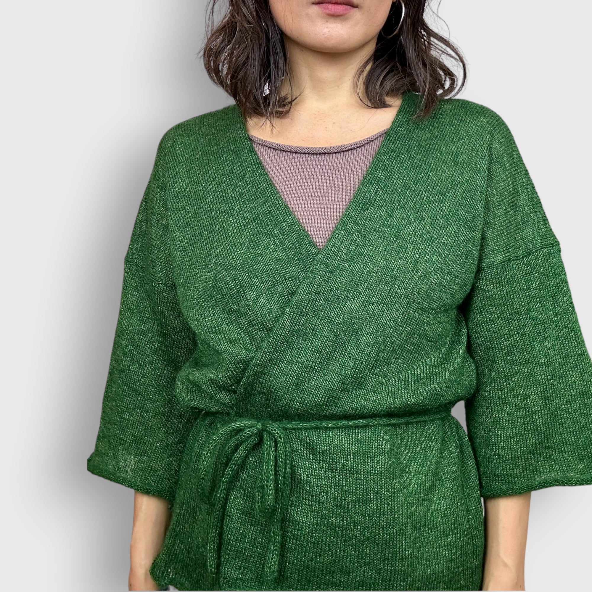 Green Apple Robe Cardigan