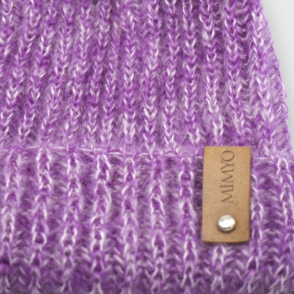 Lavender Mohair & Silk Beanie