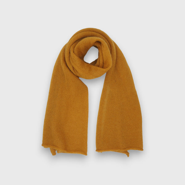 Mustard Mohair & Silk Scarf