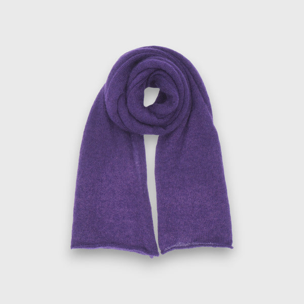 Purple Mohair & Silk Scarf