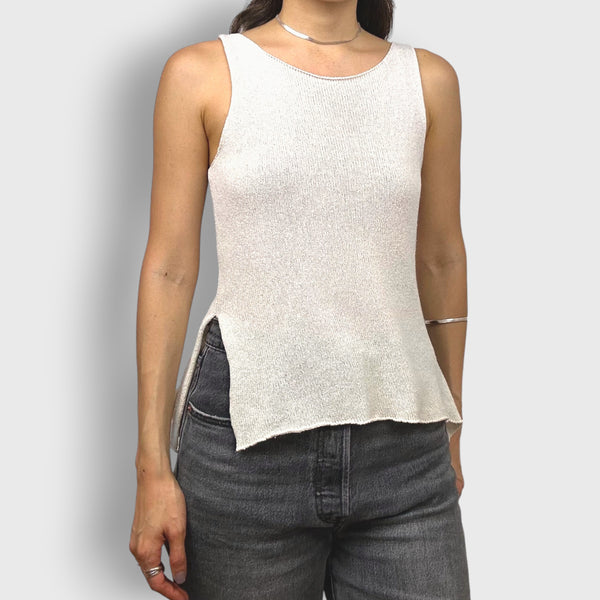 White Elm Silk Top