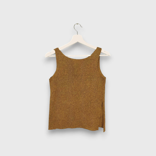 Mustard Elm Silk Top