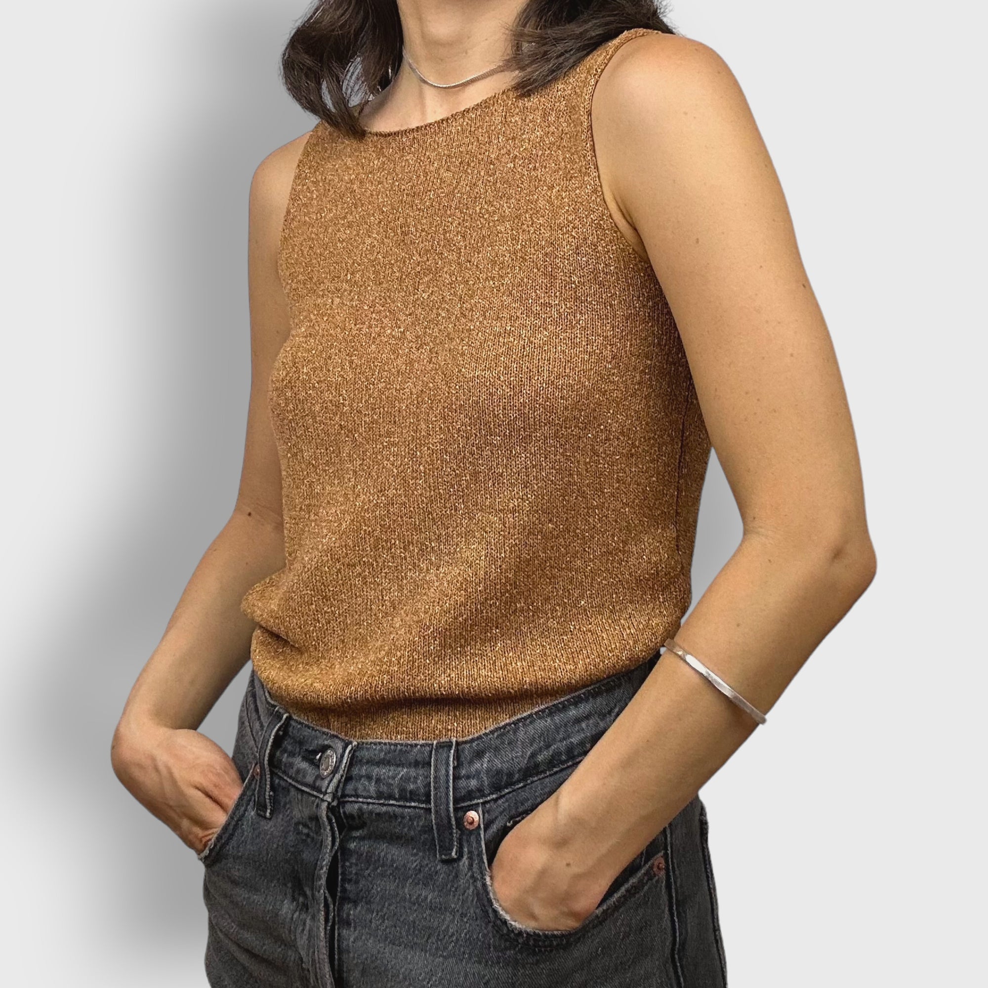 Mustard Elm Silk Top