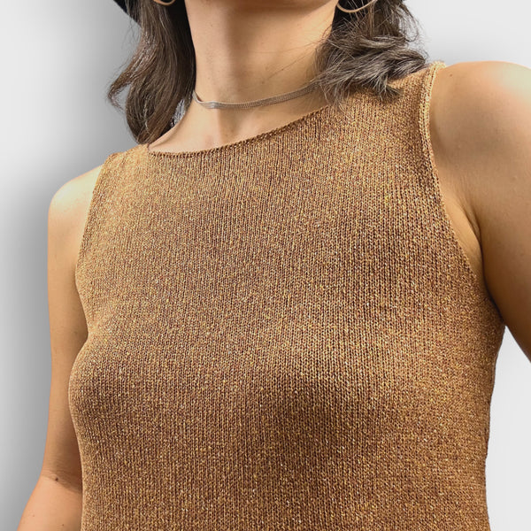 Mustard Elm Silk Top