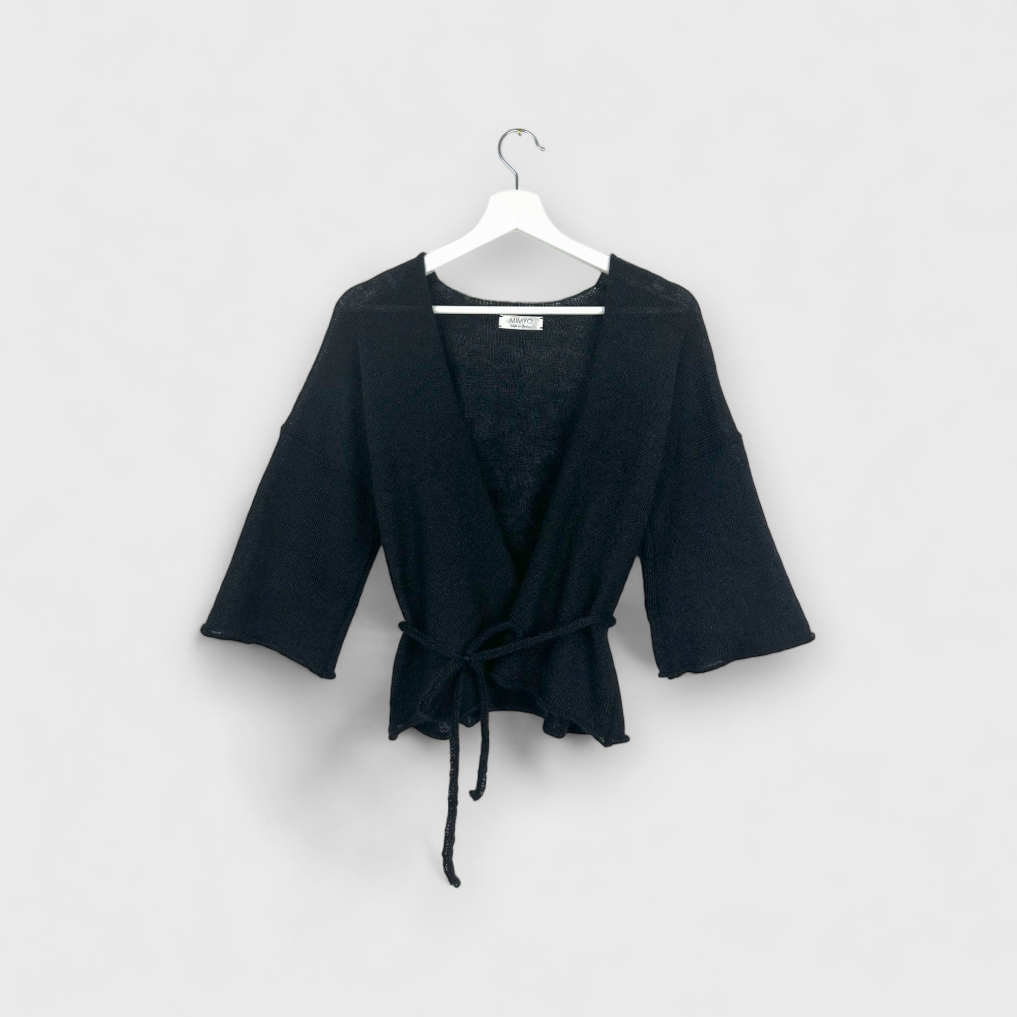 Black Apple Robe Cardigan