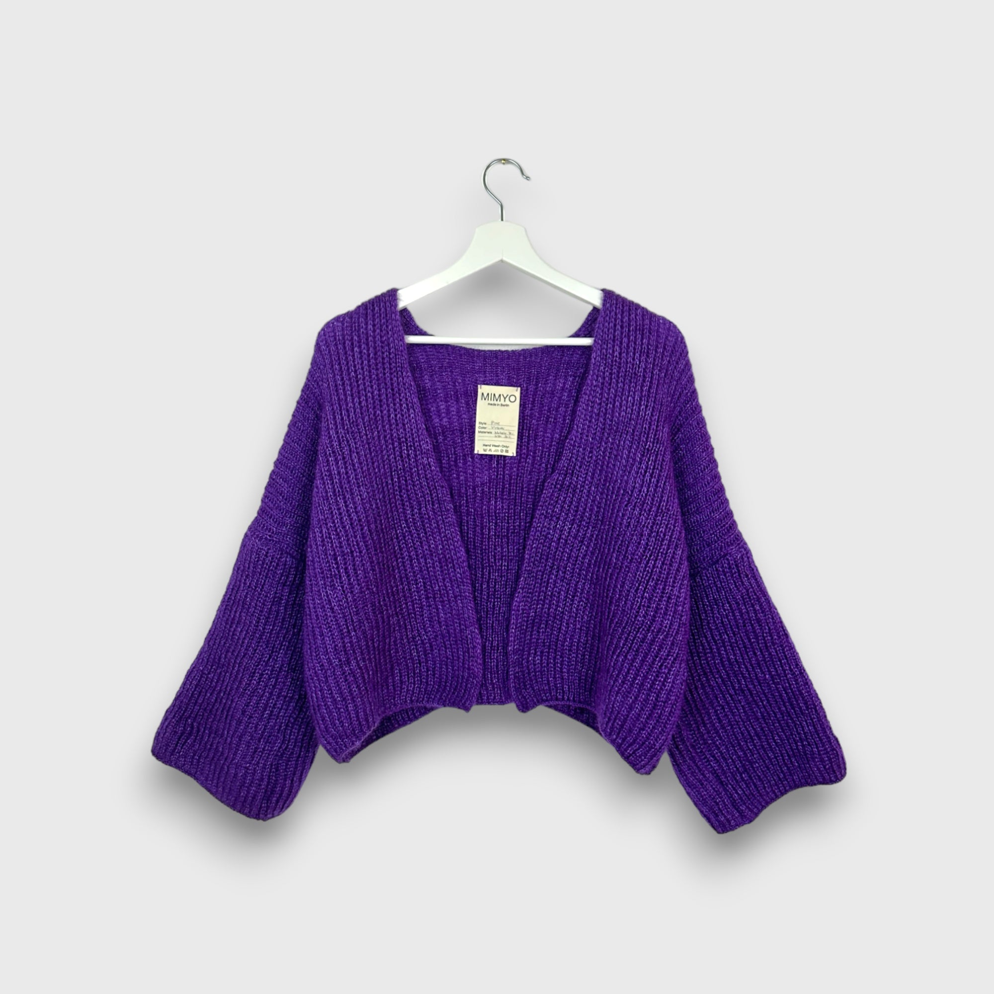 Violet Pine Mohair Cardigan