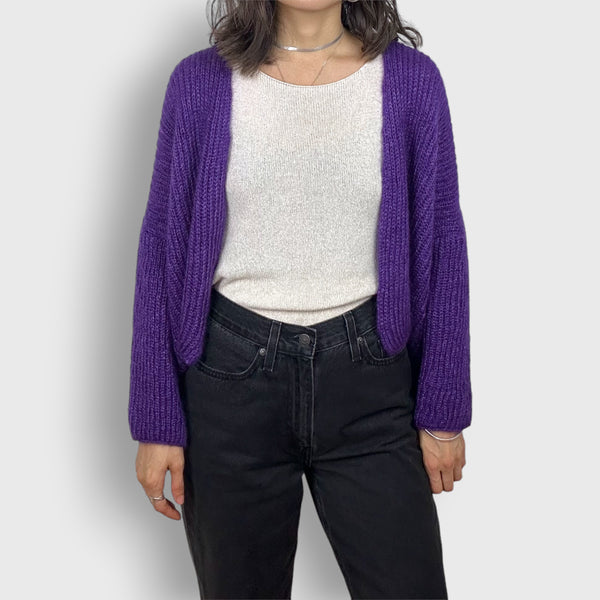 Violet Pine Mohair Cardigan