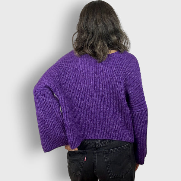 Violet Pine Mohair Cardigan